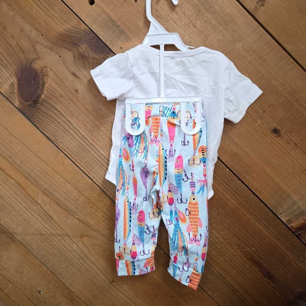 Daddy's New Fishing Buddy 2pc Outfit