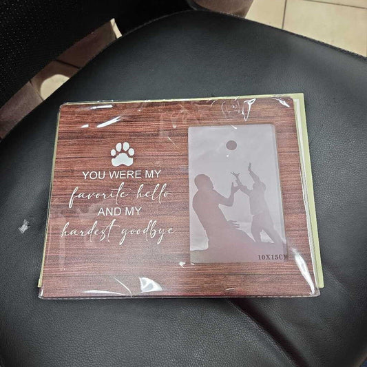 New Pet Memorial Photo Frame