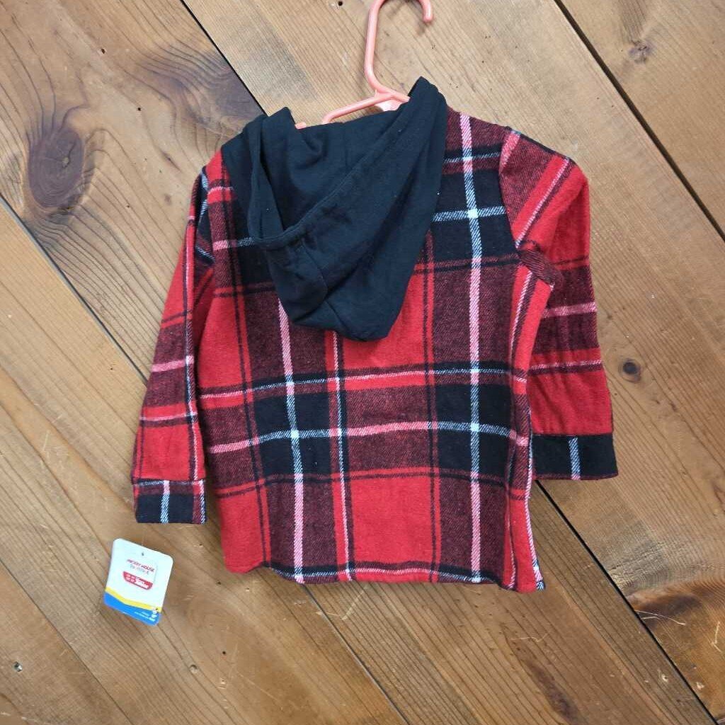 New Disney Mickey Hooded Flannel