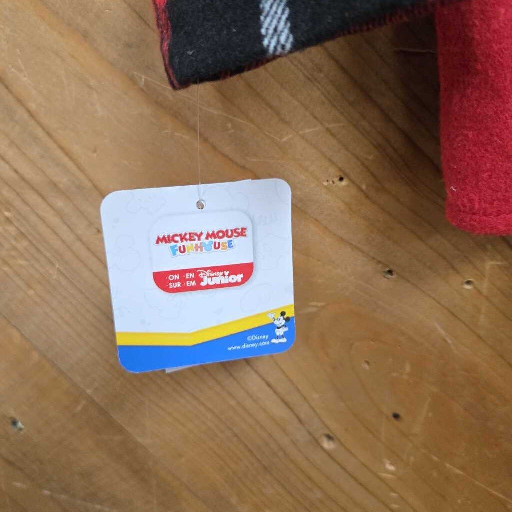 New Disney Mickey Hooded Flannel