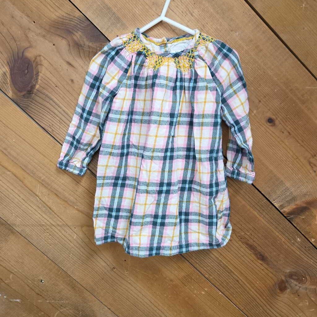 Baby Boden Plaid Dress