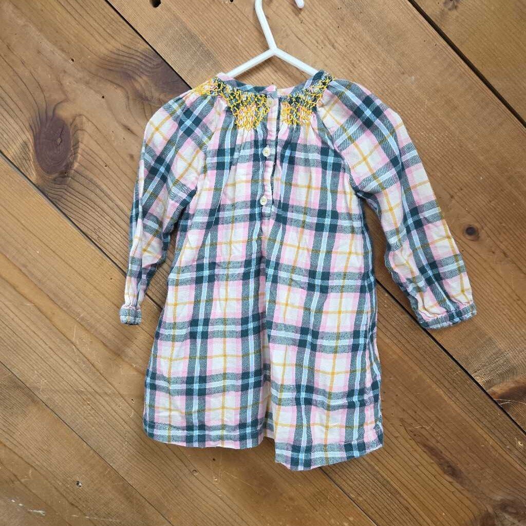 Baby Boden Plaid Dress