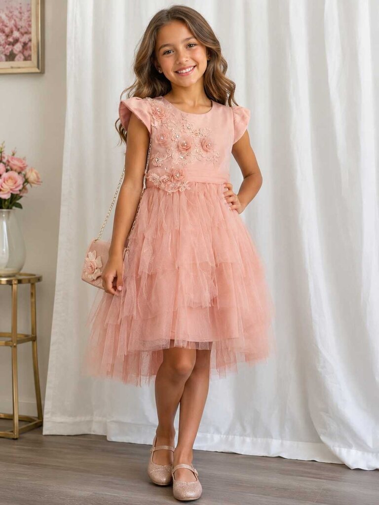 New Pariltim Girls Dress & Purse
