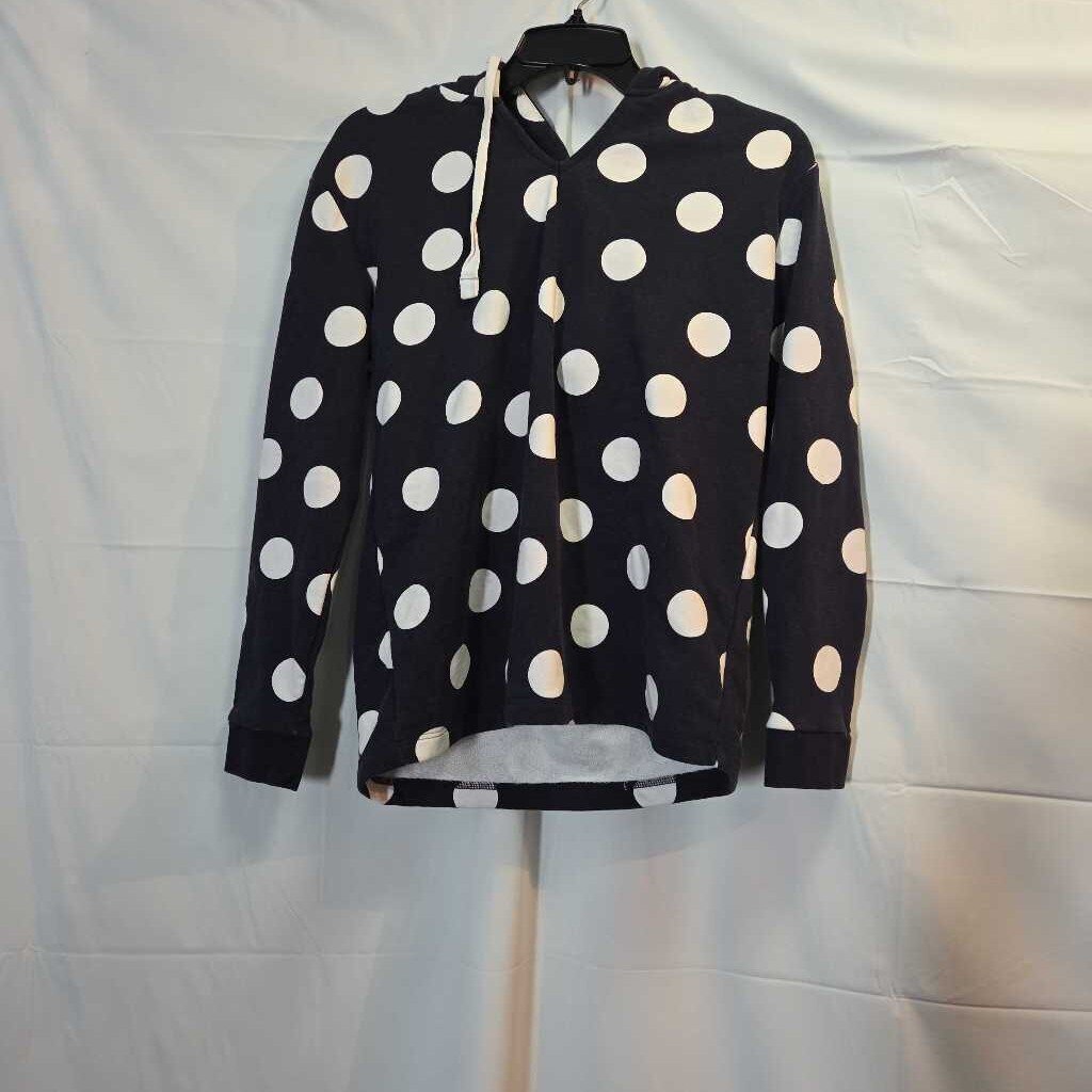 New Boden Polka Dot Jersey Lounge Hoodie
