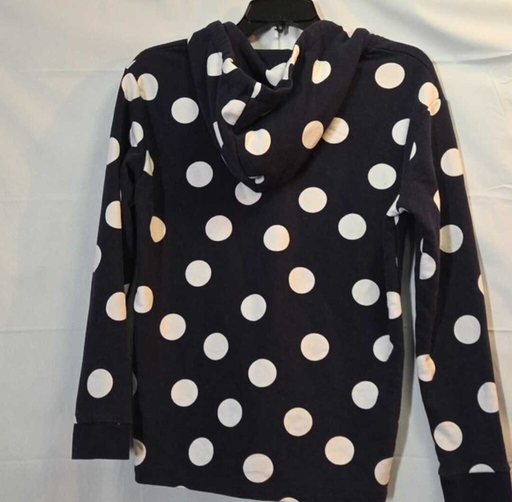 New Boden Polka Dot Jersey Lounge Hoodie