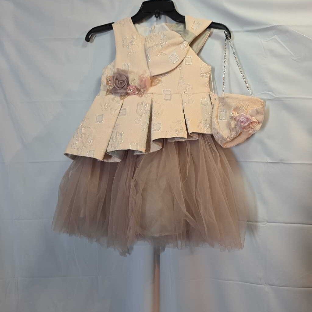 New Pariltim Girls Dress with Purse