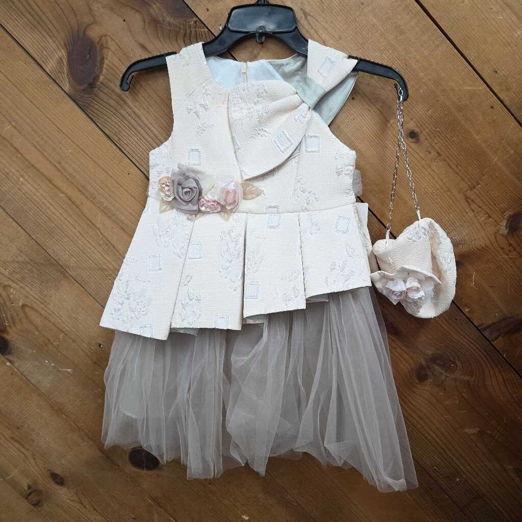 New Pariltim Girls Dress with Purse