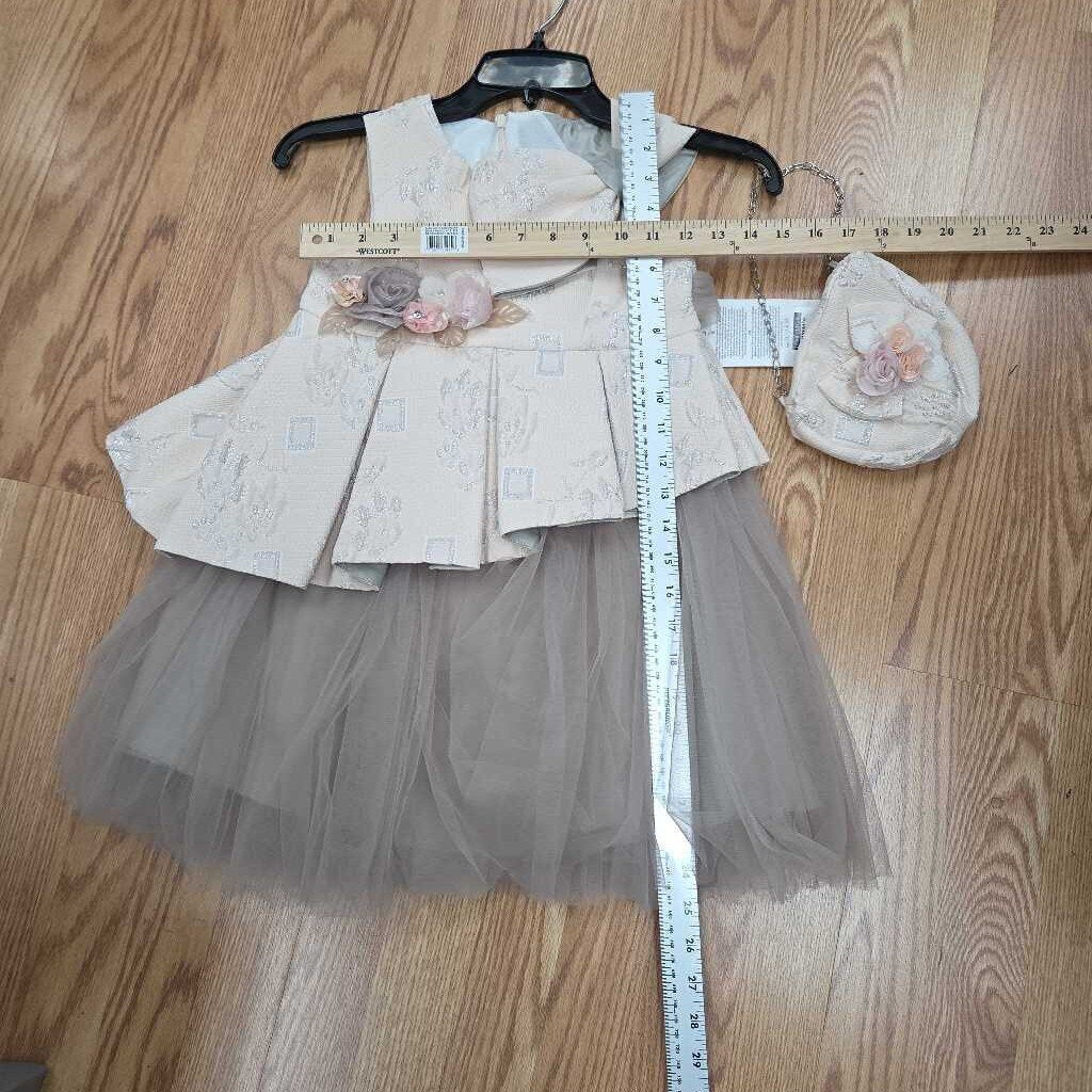 New Pariltim Girls Dress with Purse