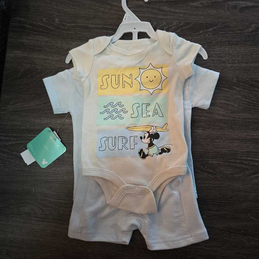 New Disney Baby 3pc Outfit
