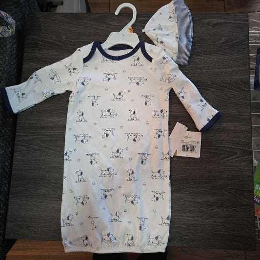 New little Me Gown & Hat