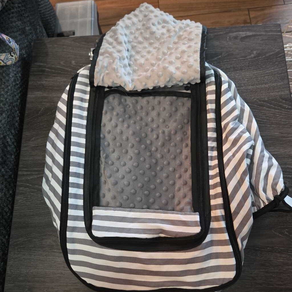 Carseat Canopy with Peek Window