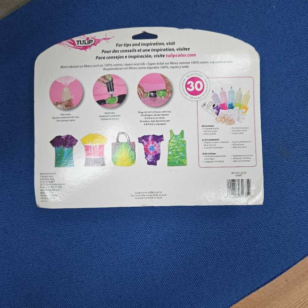 New One-Step Tie-Dye Kit