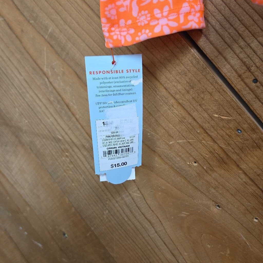 New Cat & Jack 2pc Swimsuit