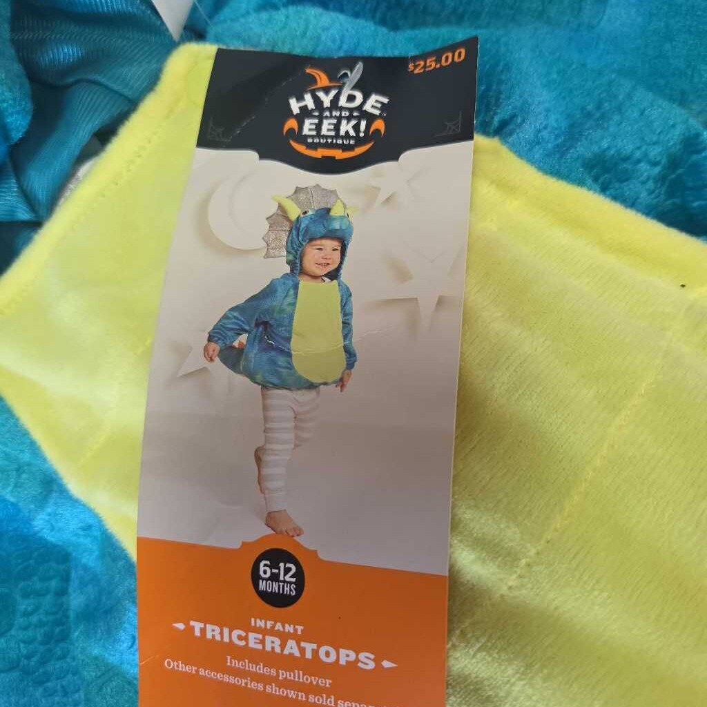 New Infant Triceratops Costume