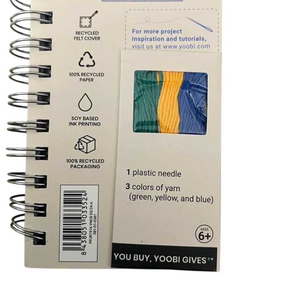 New Yoobi Cross Stitch Journal