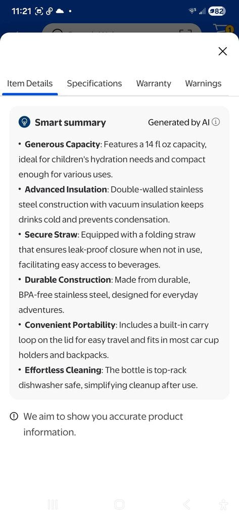 New Zak thermal Water Bottle