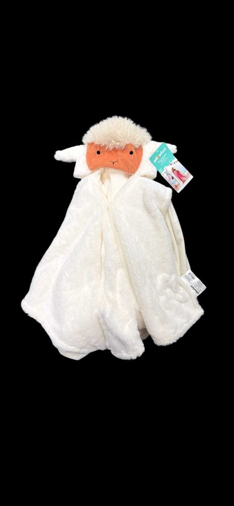 New PillowFort Hooded Sheep Blanket
