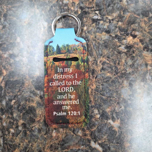 Psalm 120:1 Keyring