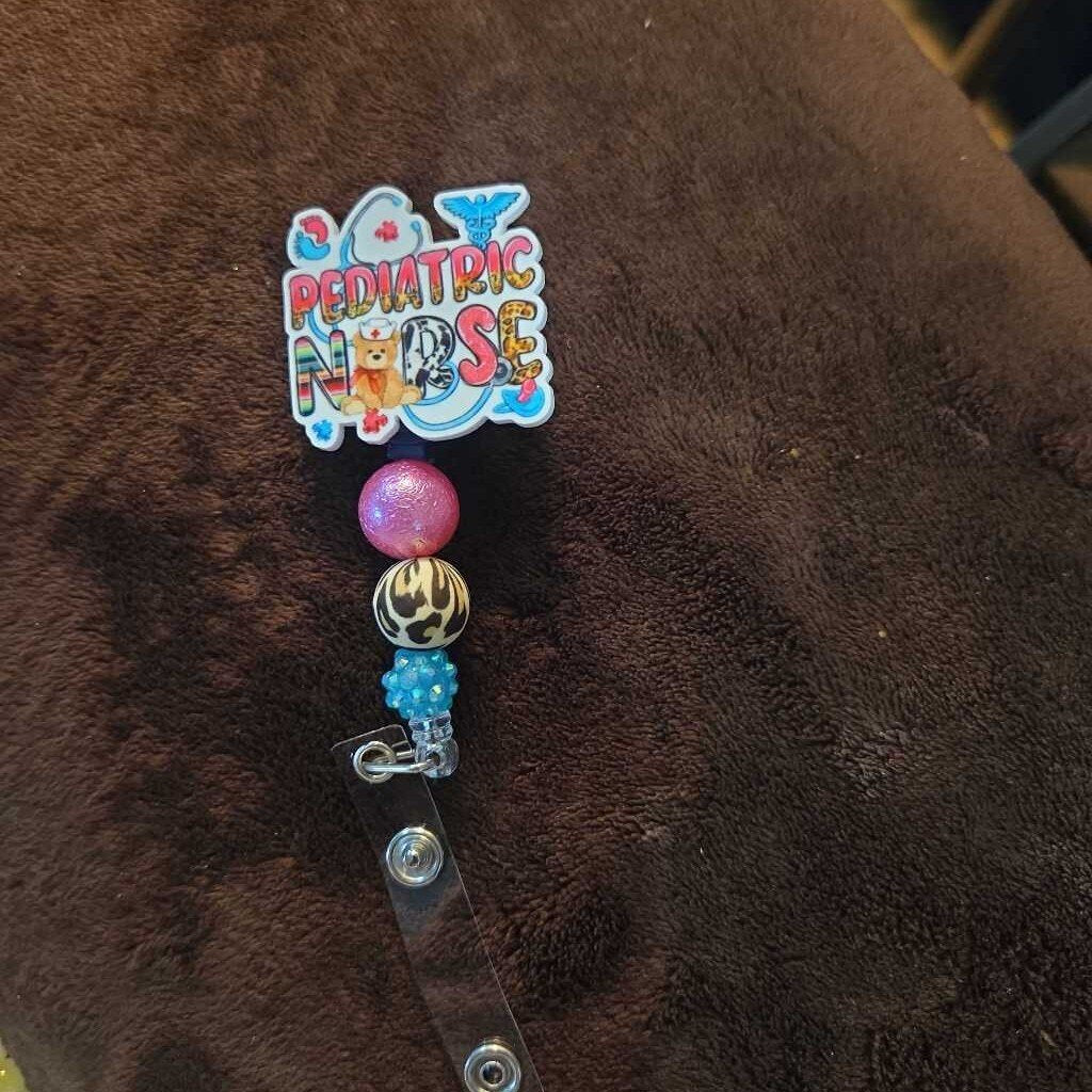 New Pediatric Nurse Badge Reel