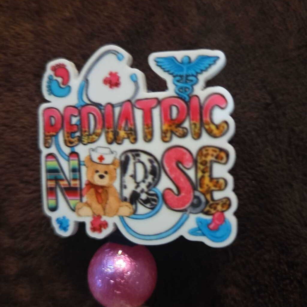 New Pediatric Nurse Badge Reel