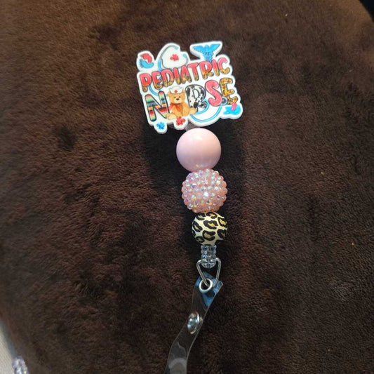 New Pediatric Nurse Badge Reel