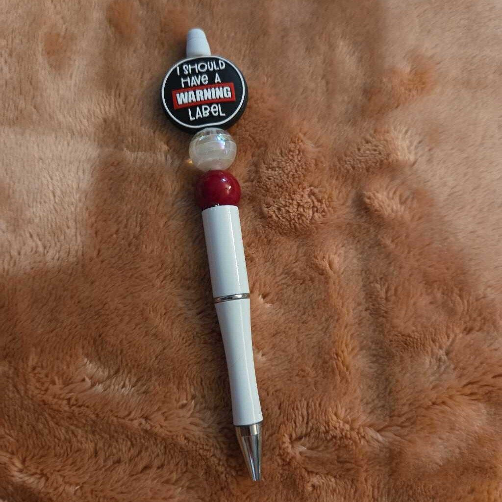New I Should Have a Warning Label Pen