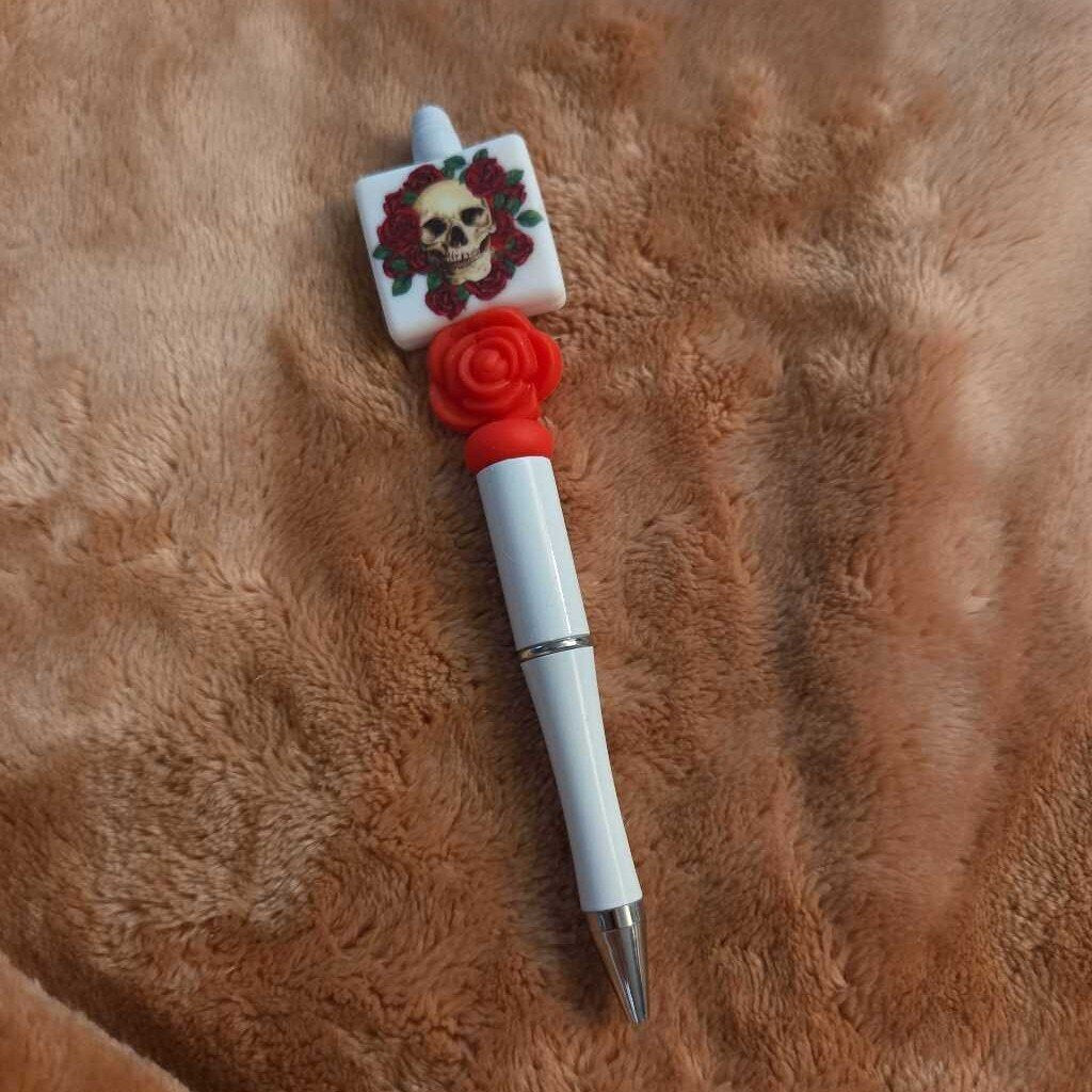 New Skull Rose Pen