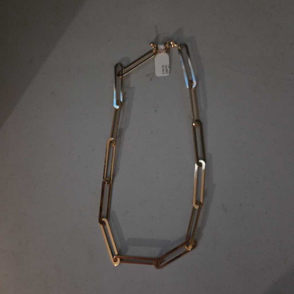 Paperclip type necklace