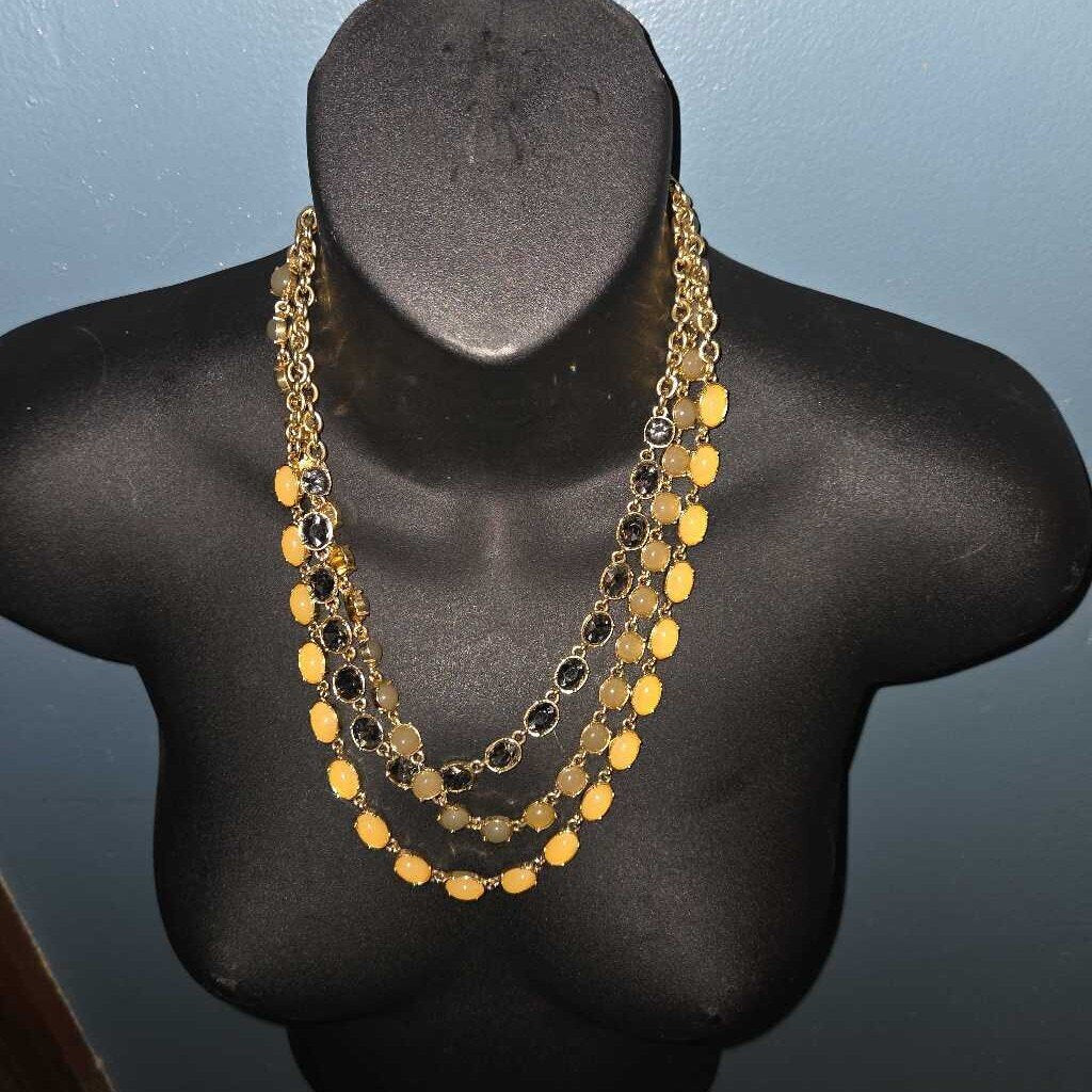 Vintage Multi-Strand Beaded Necklace