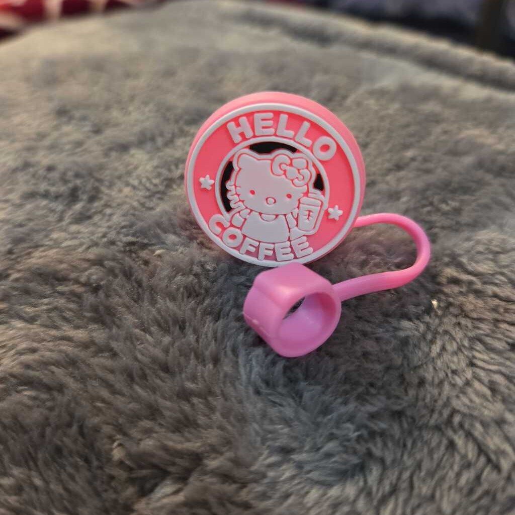 New Hello Kitty Straw Topper