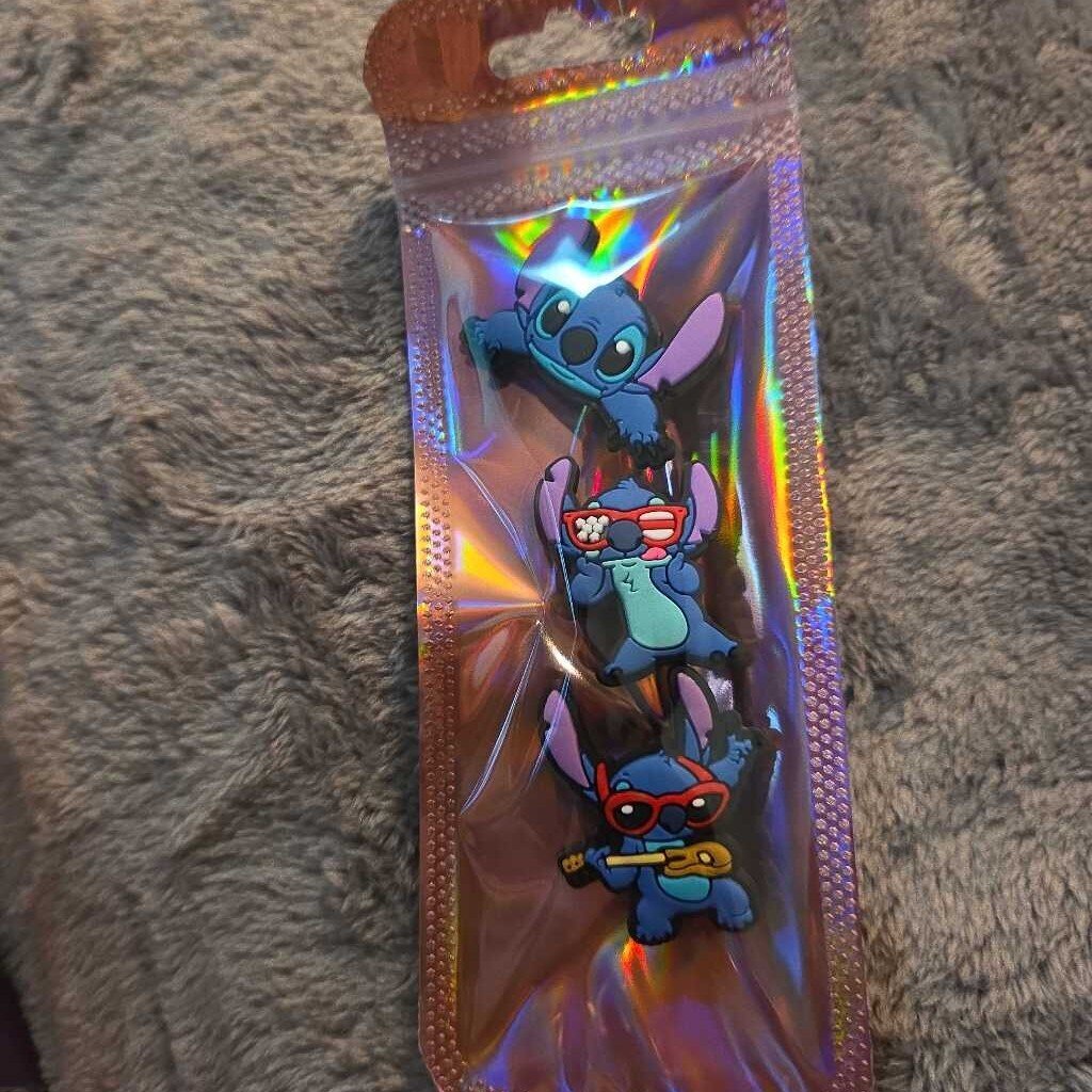 New Lilo & Stitch Croc Charms Set of 3