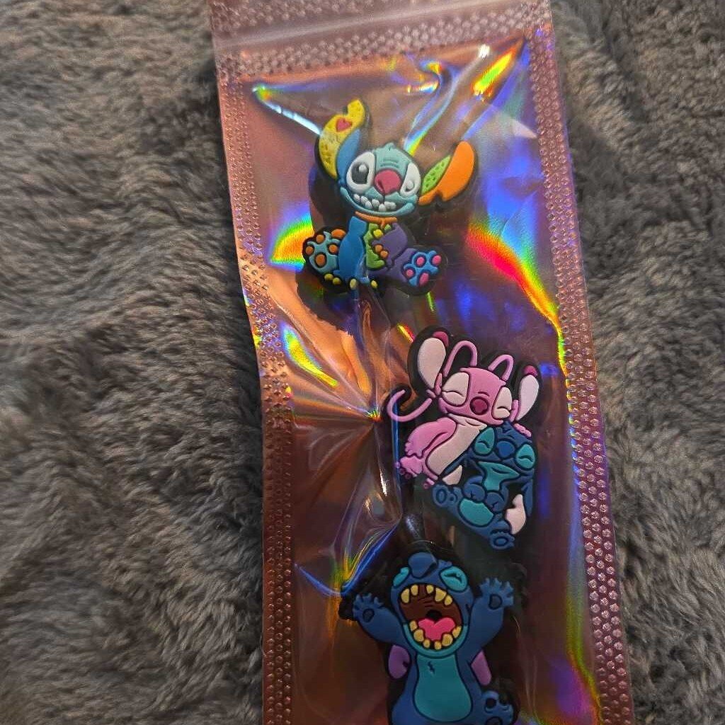 New Lito & Stitch Croc Charm Set of 3
