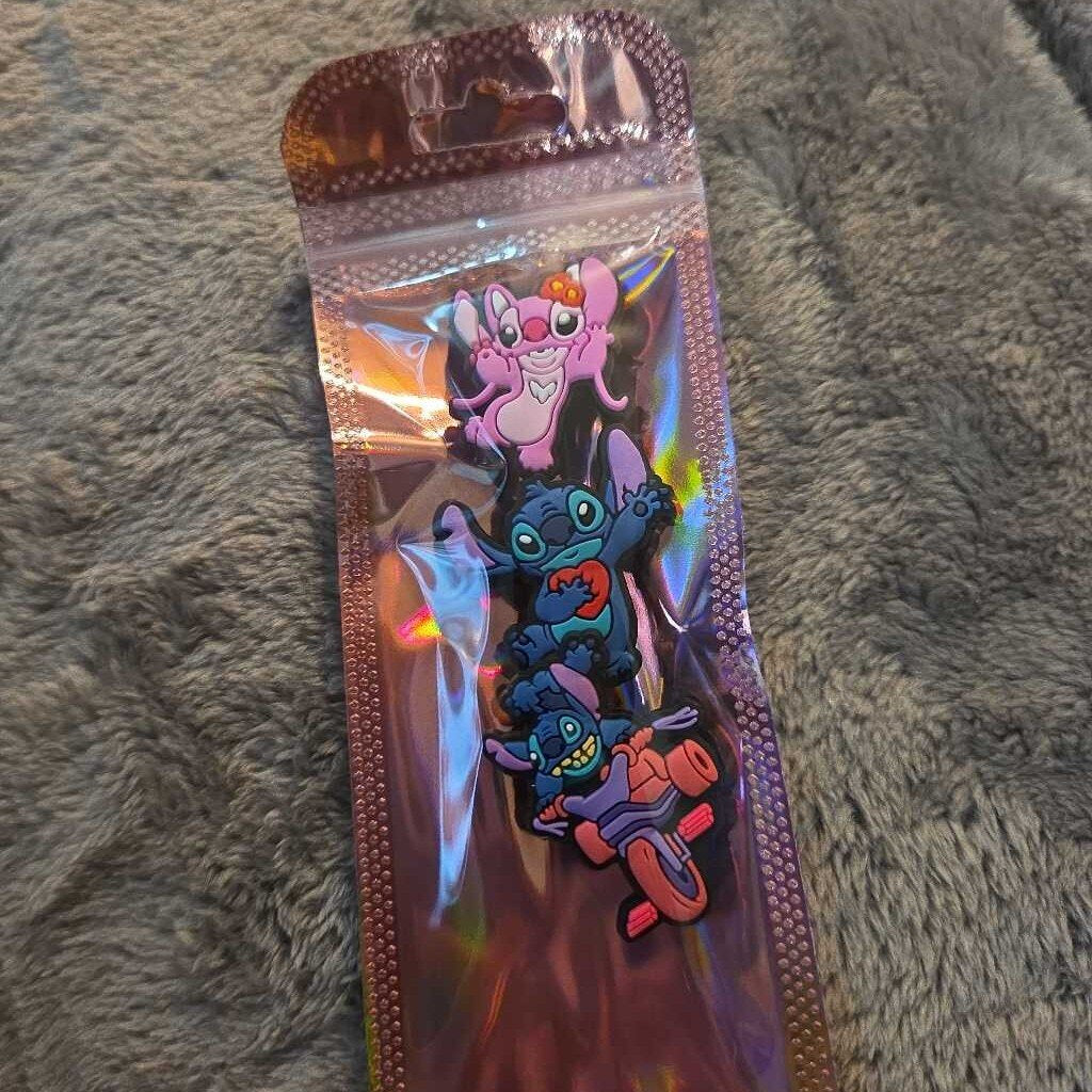 New Lilo & Stitch Croc Charms Set of 3