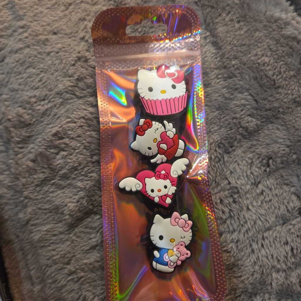 New Hello Kitty Croc Charms Set of 4