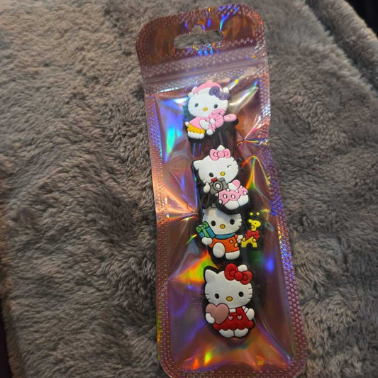 New Hello Kitty Croc Charms Set of 4