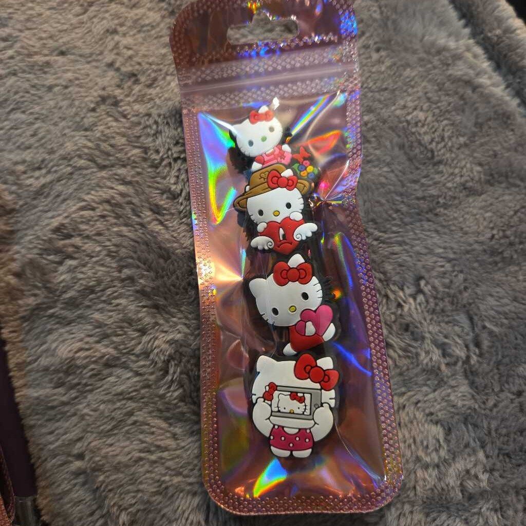 Hello Kitty Croc Charms Set of 4