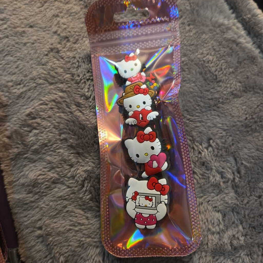 Hello Kitty Croc Charms Set of 4