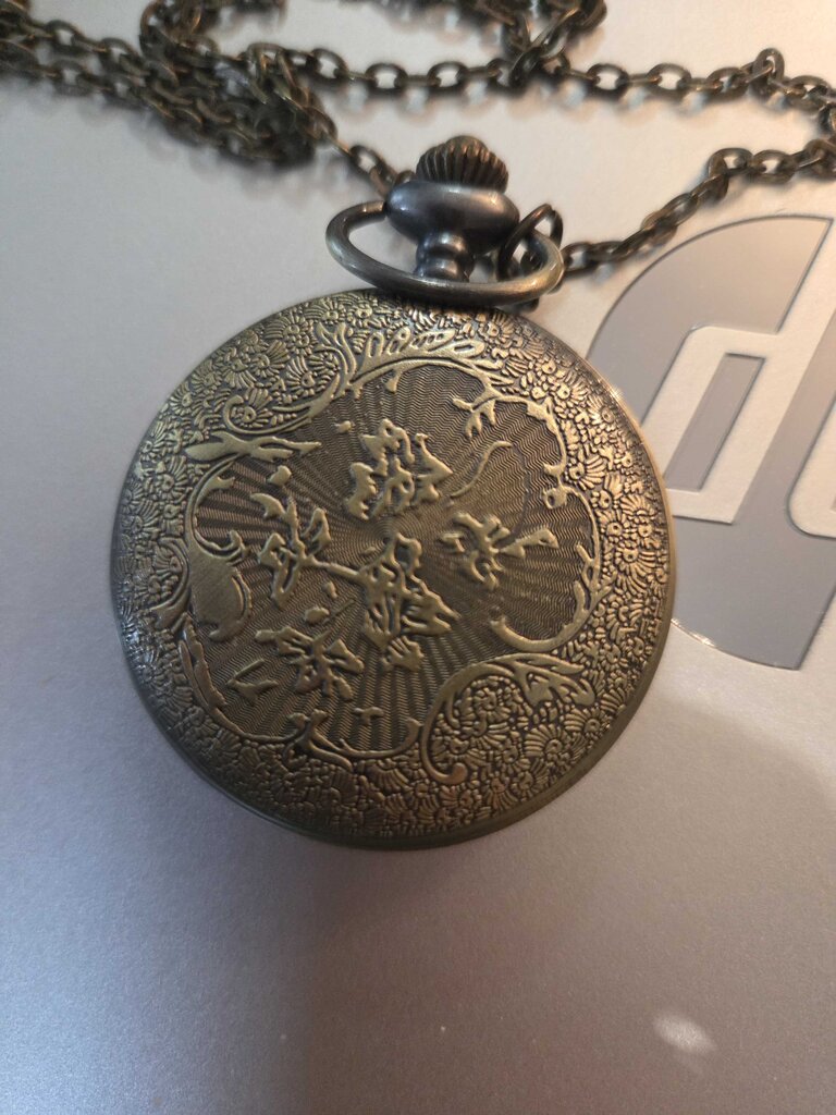 Vintage Style Pocket Watch w/Ornate Cover