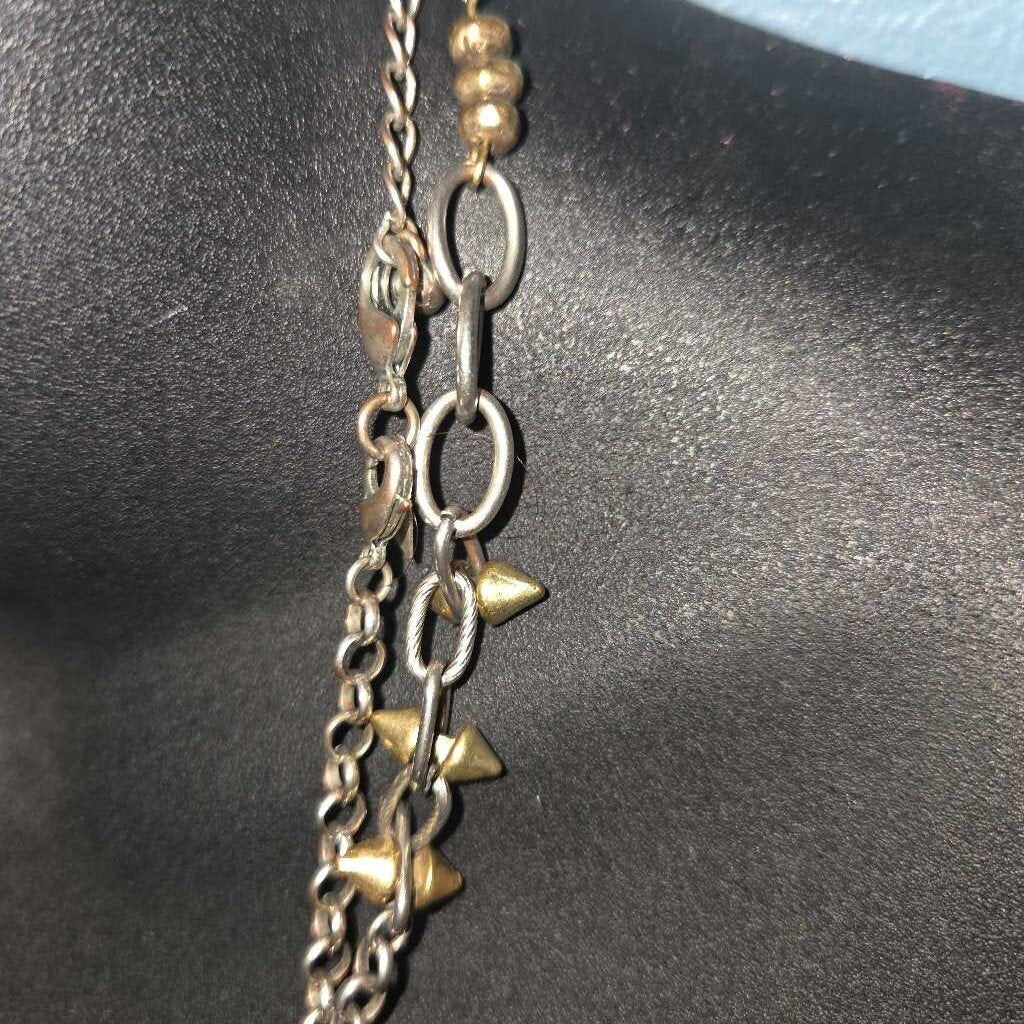 Vintage Spiked Chain Necklace