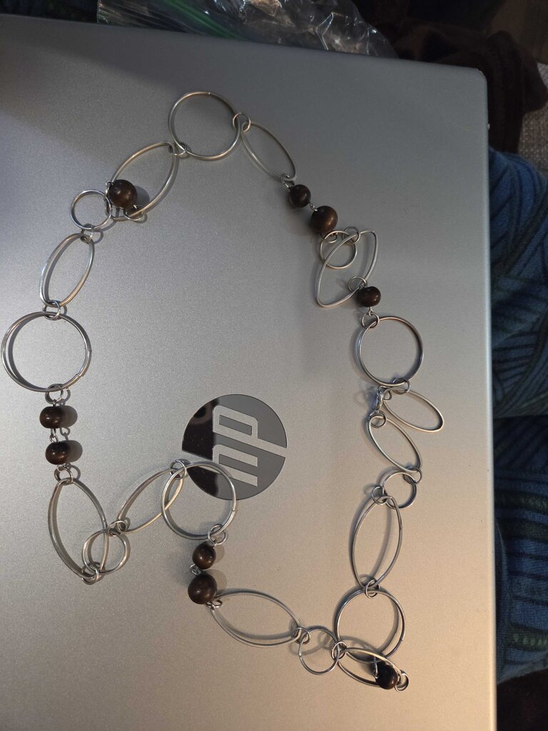 Circle/Wood Necklace