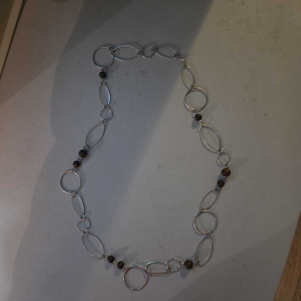 Circle/Wood Necklace