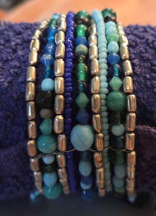Beaded Several Rows Bracelet