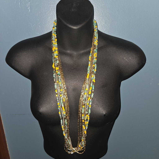 Vintage Multistrand Beaded Necklace