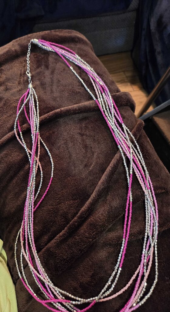 Vintage Multi-Strand Beaded Necklace