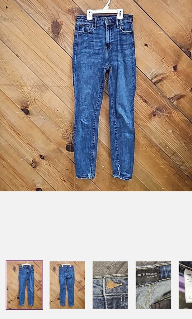 Just Black Denim Jeans