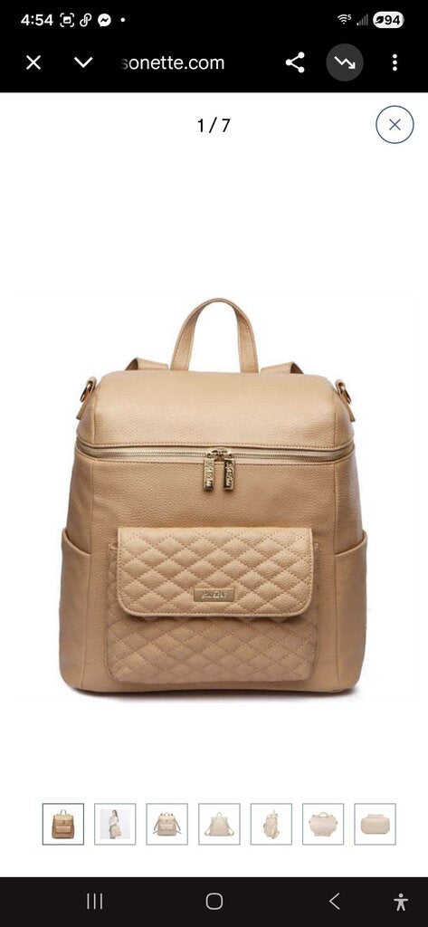 New Luli Bebe Diaper Bag $179