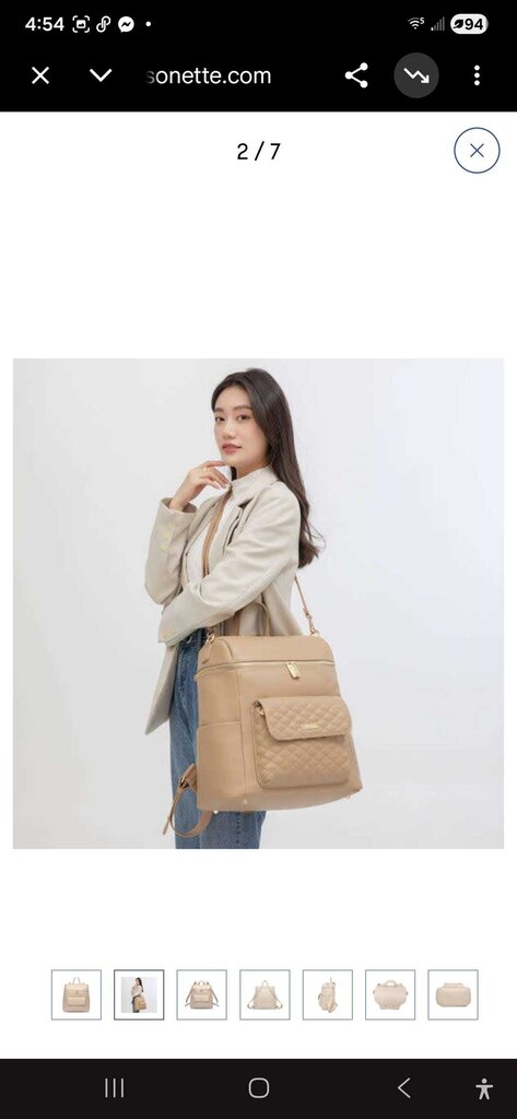 New Luli Bebe Diaper Bag $179