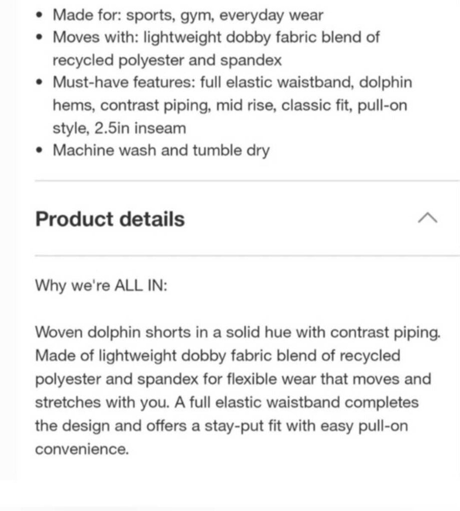 New All In Motion Shorts