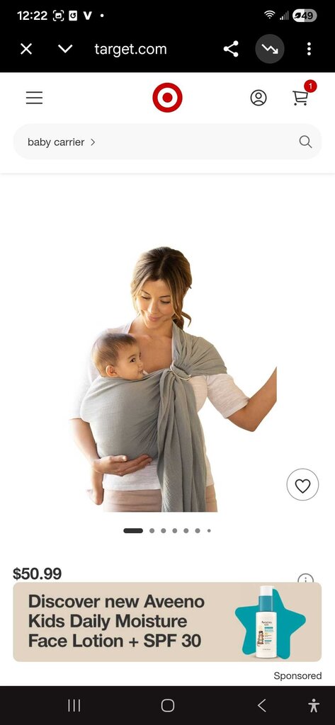 Moby Ring Sling Carrier