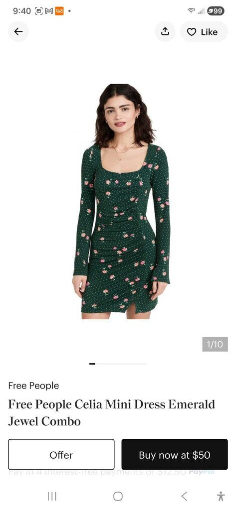 New Free People Dress $108